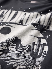Mint Velvet Black 100% Cotton California T-Shirt - Image 3 of 7