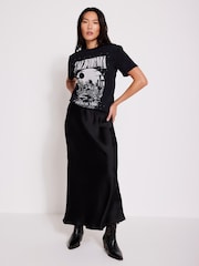 Mint Velvet Black 100% Cotton California T-Shirt - Image 5 of 7
