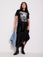 Mint Velvet Black 100% Cotton California T-Shirt - Image 6 of 7
