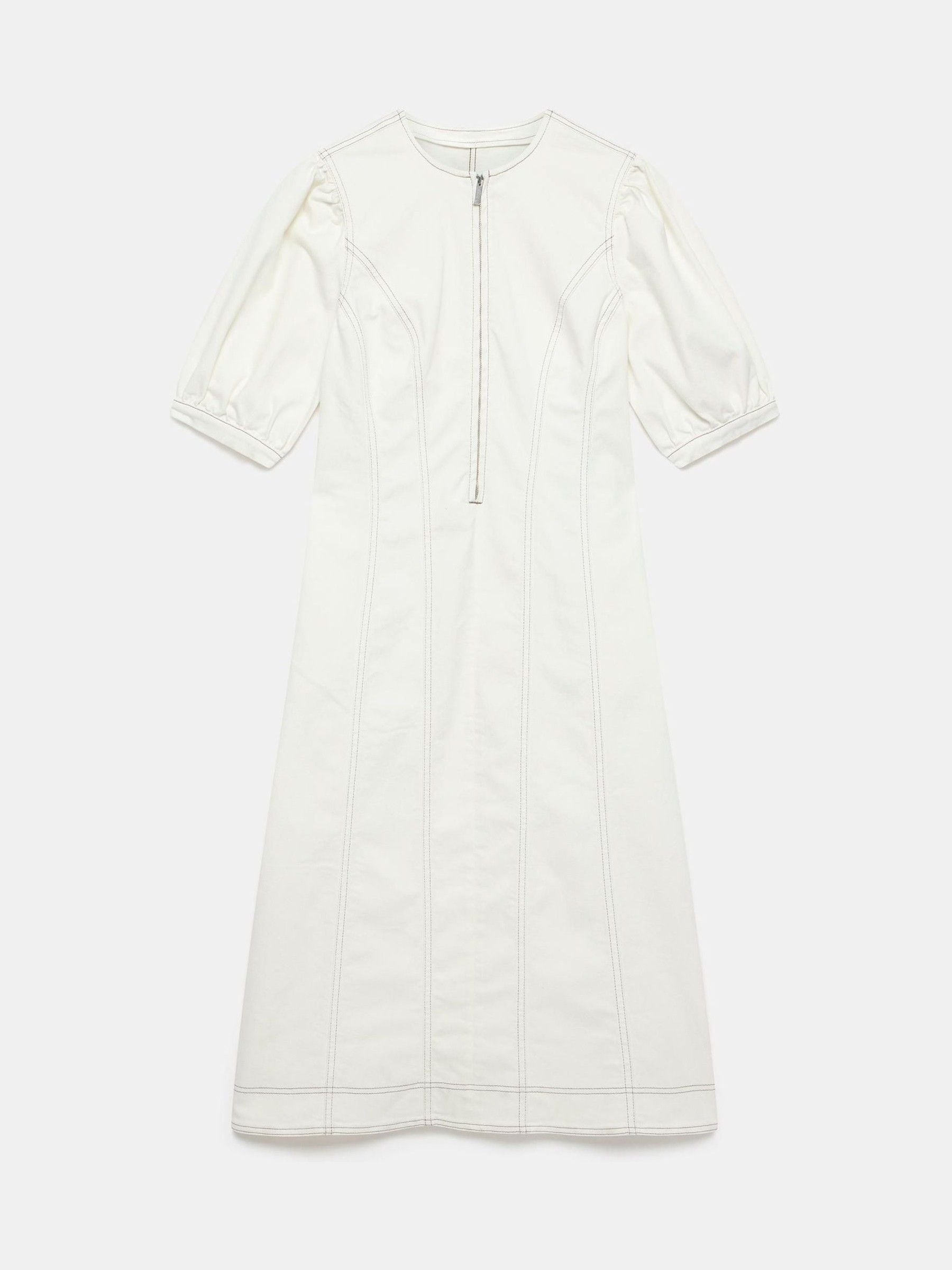 Buy Mint Velvet White Denim Midi Dress from Next USA