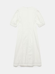 Mint Velvet White Denim Midi Dress - Image 8 of 8