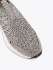 Carvela Grey Swift Knit Runner Trainers - Image 3 of 4