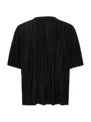 ONLY Black Loose Fit Plisse Blouses - Image 6 of 6