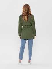 ONLY Double Breasted Classic Trench Coat - Imagen 2 de 4