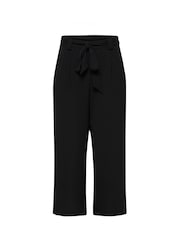 ONLY Black Culotte Palazzo Trousers With Belt - Image 6 of 7