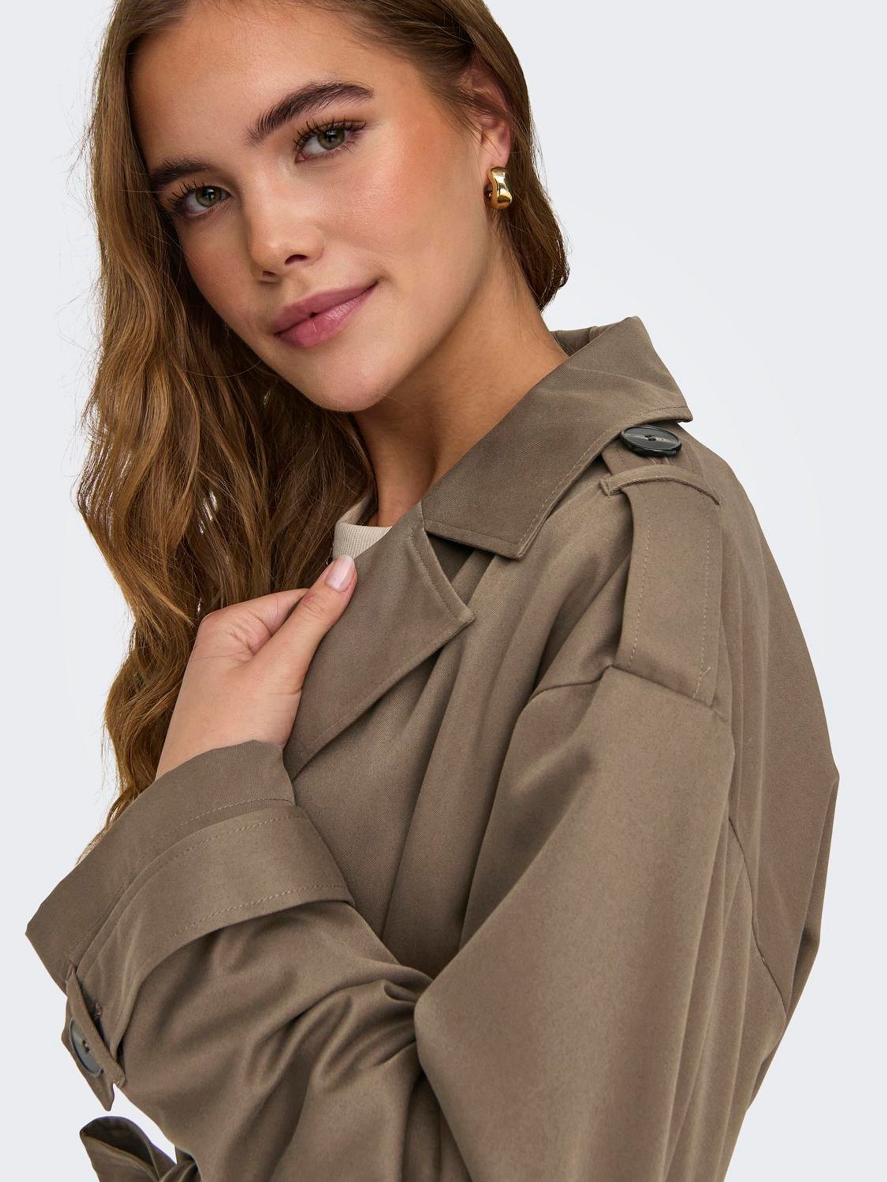 Buy ONLY Brown Long Trench Coat from Next USA
