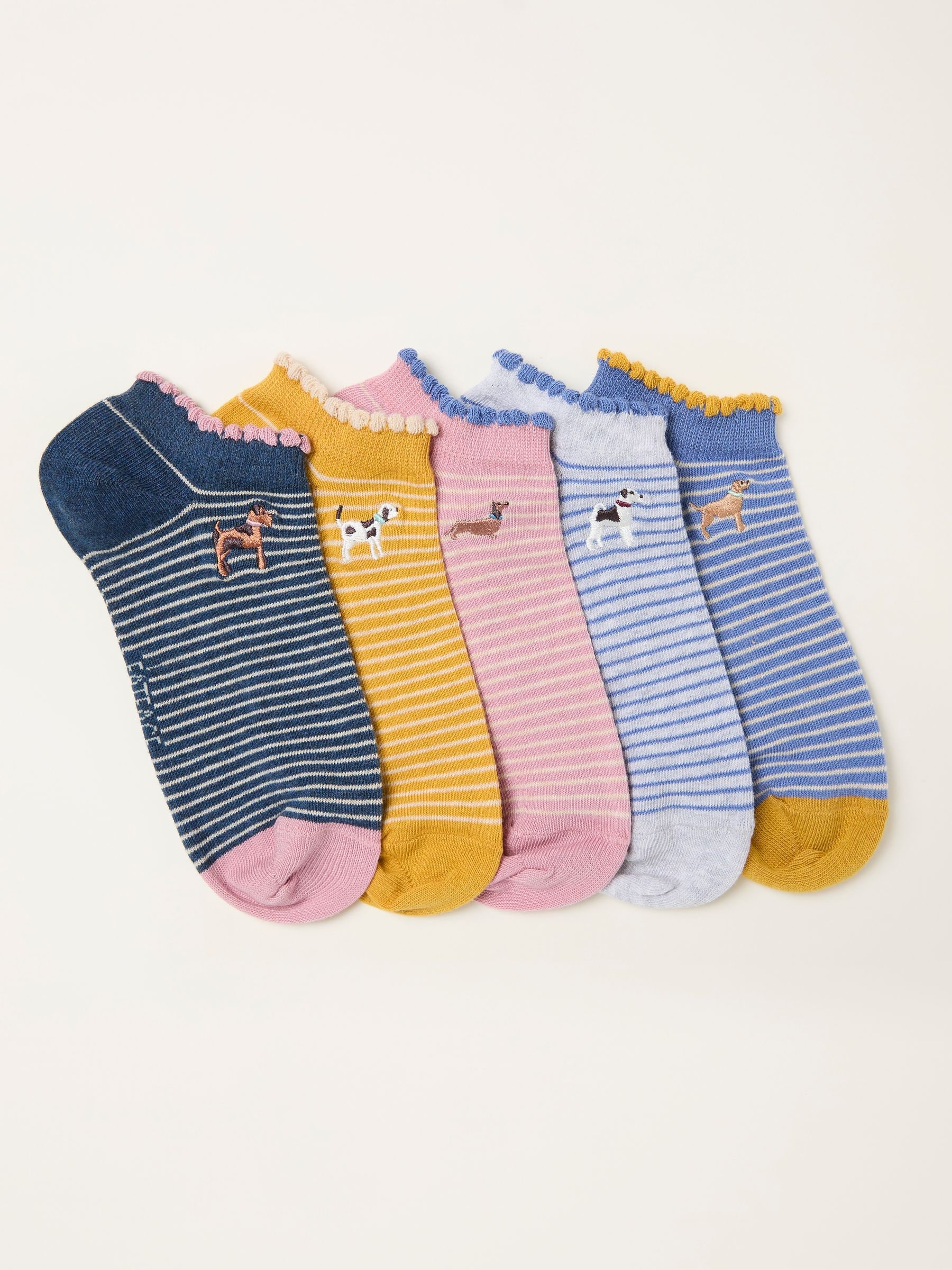 Fat Face Women - Trainer Socks - Size 5