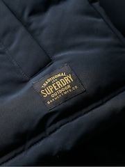 Superdry Navy Everest Hooded Puffer Gilet - Image 7 of 7