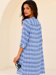 Aspiga Blue Mila Shirt Tunic - Image 2 of 4