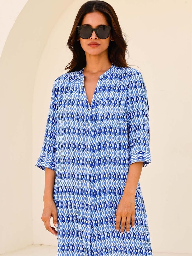 Aspiga Blue Mila Shirt Tunic - Image 4 of 4