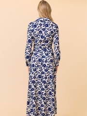 Aspiga Blossom Cream/Navy Eliza Shirt Dress - Image 3 of 4