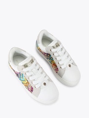 Kurt Geiger London Gold Mini Kensington Cupsole Trainers - Image 2 of 4