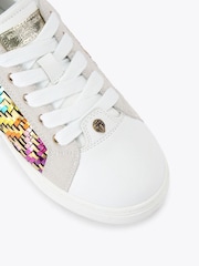 Kurt Geiger London Gold Mini Kensington Cupsole Trainers - Image 4 of 4