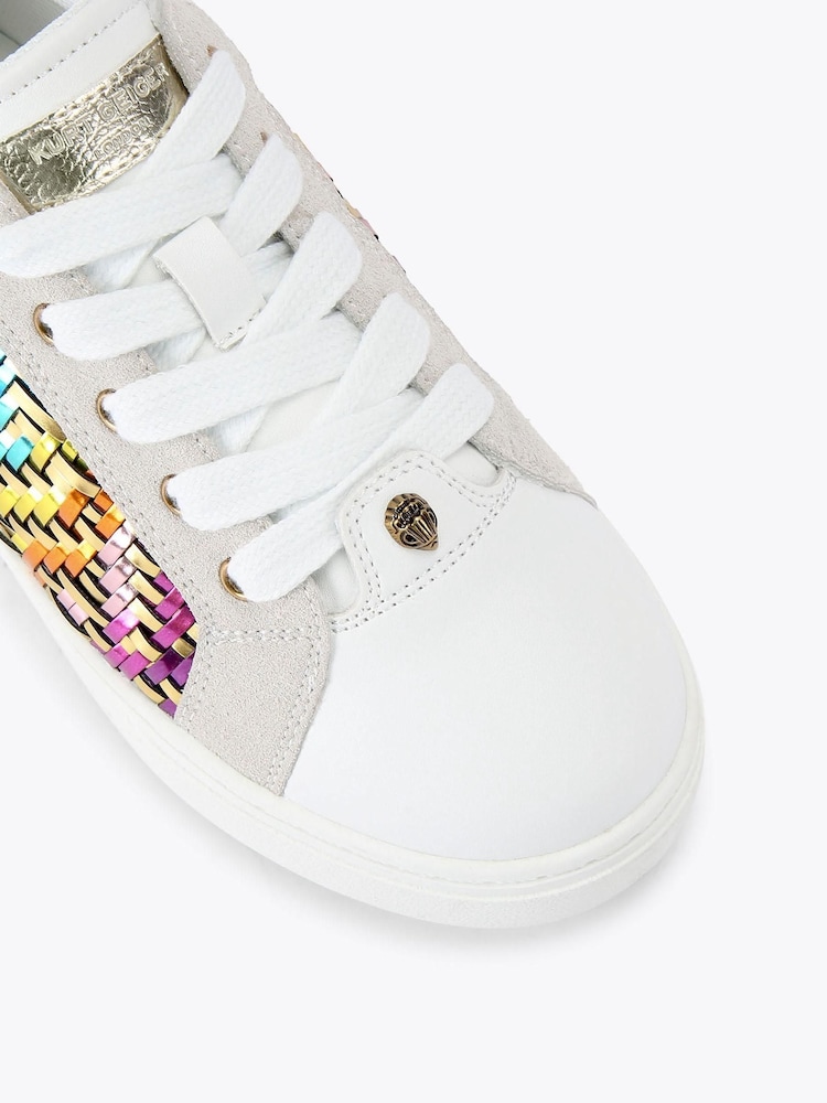 Kurt Geiger London Gold Mini Kensington Cupsole Trainers - Image 4 of 4