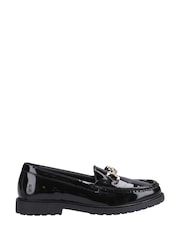 Hush Puppies Verity Patent Snaffle Black Loafers - Image 1 of 4