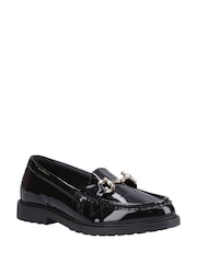 Hush Puppies Verity Patent Snaffle Black Loafers - Image 2 of 4