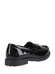 Hush Puppies Verity Patent Snaffle Black Loafers - Image 3 of 4