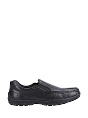 Hush Puppies Senior Morgan Slip On Black Shoes - Image 1 of 4