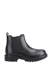 Hush Puppies Senior Ariella Chelsea Black Boots - Image 1 of 4