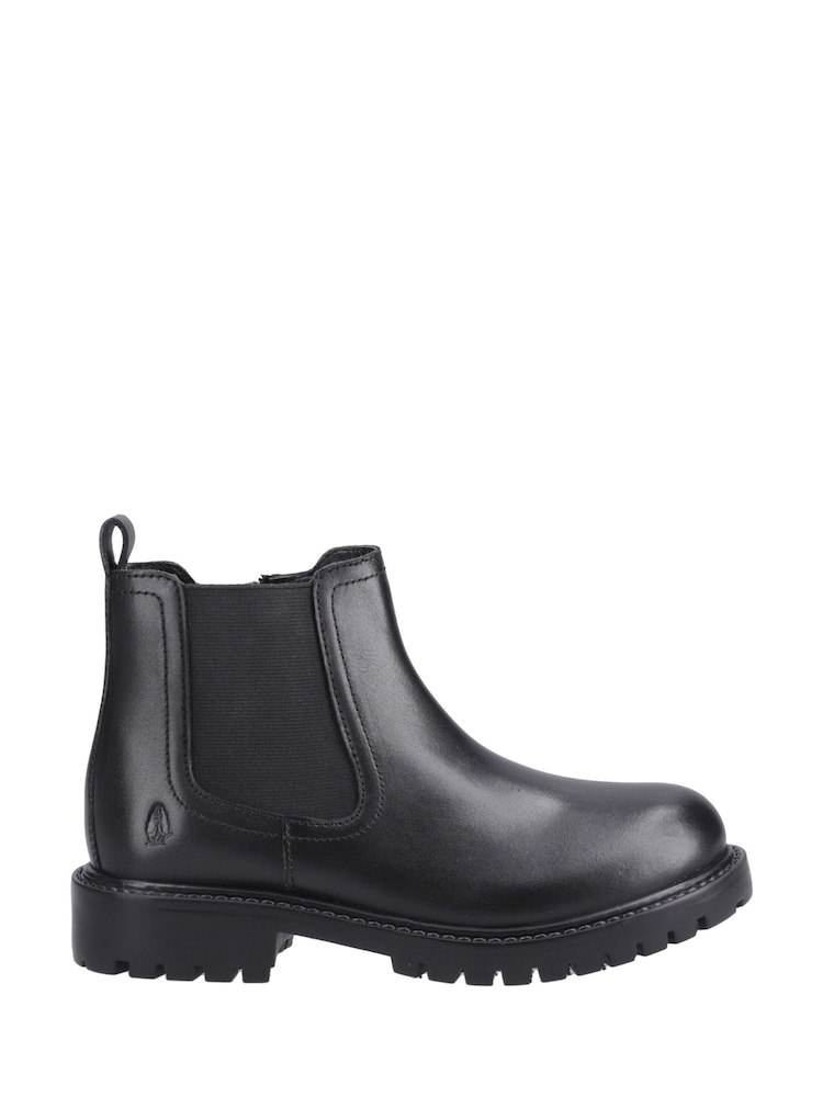 Hush Puppies Senior Ariella Chelsea Black Boots - Image 1 of 4