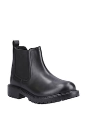 Hush Puppies Senior Ariella Chelsea Black Boots - Image 2 of 4