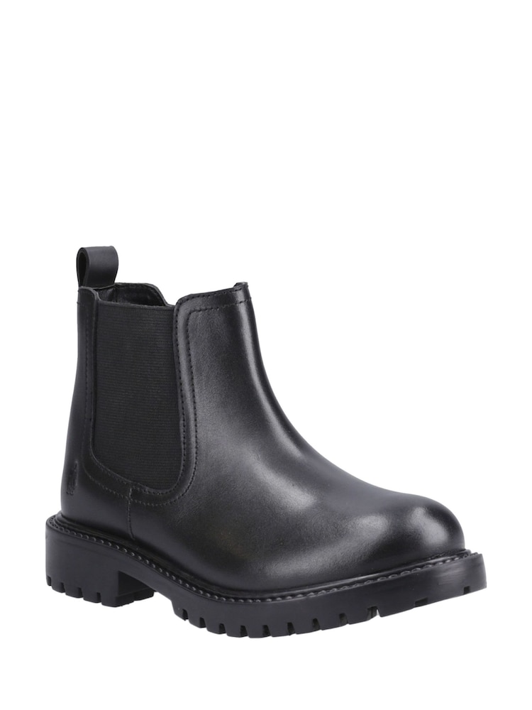 Hush Puppies Senior Ariella Chelsea Black Boots - Image 2 of 4