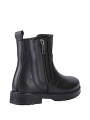 Hush Puppies Liana Zip Senior Black Boots - Image 3 of 4