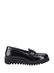Hush Puppies Francis Patent Black Loafers - Image 1 of 4