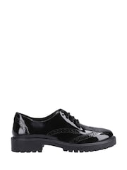 Hush Puppies Senior Athena Patent Black Shoes - Imagen 1 de 3