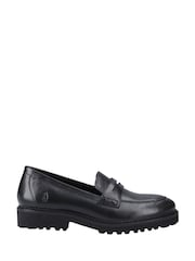Hush Puppies Senior Grazia Black Loafers - Imagen 1 de 4