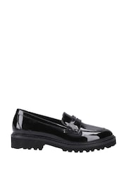Hush Puppies Senior Grazia Patent Black Loafers - Image 1 of 4