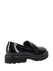 Hush Puppies Senior Grazia Patent Black Loafers - Image 2 of 4