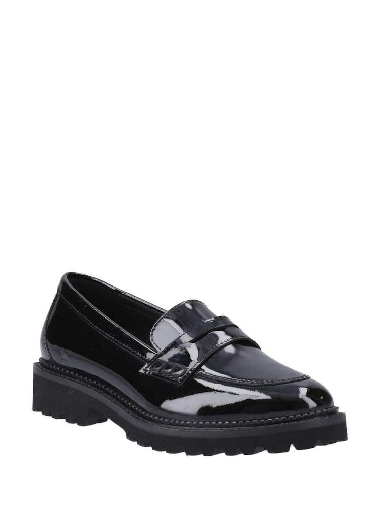 Hush Puppies Senior Grazia Patent Black Loafers - Image 3 of 4