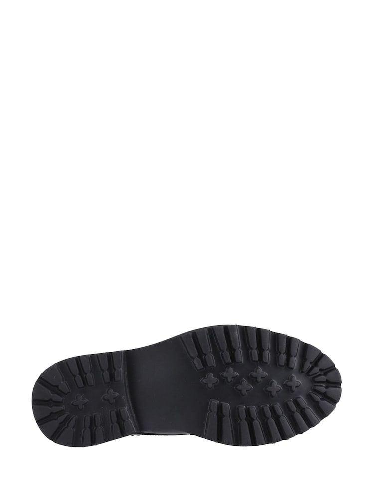 Hush Puppies Junior Gabi Lace Up Patent Black Shoes - Imagen 4 de 4