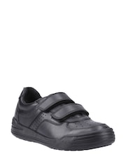 Hush Puppies Senior Sully Touch Fastening Black Shoes - Image 2 of 4
