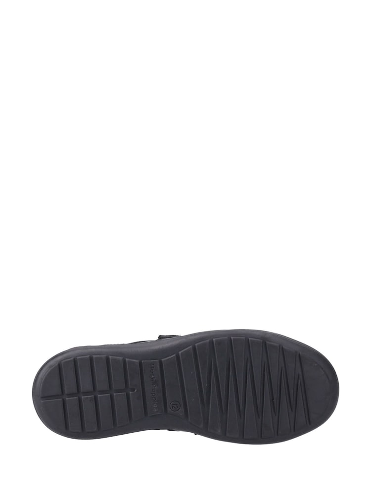 Hush Puppies Senior Sully Touch Fastening Black Shoes - Image 4 of 4