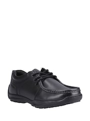 Hush Puppies Junior Mackenzie Wallabee Black Shoes - Image 2 of 4