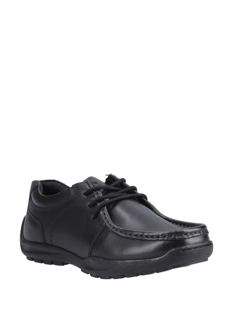 Hush Puppies Junior Mackenzie Wallabee Black Shoes - Image 2 of 4