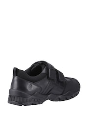 Hush Puppies Junior Tristen Touch Fastening Black Shoes - Image 2 of 3