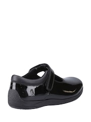 Hush Puppies Senior Caitlin T-Bar Patent Black Shoes - Imagen 3 de 4