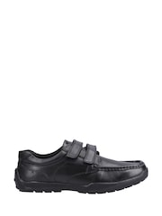 Hush Puppies Maddox Touch Fastening Black Shoes - Image 1 of 4