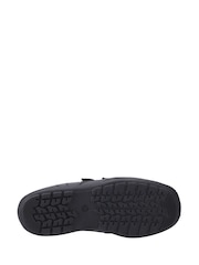Hush Puppies Maddox Touch Fastening Black Shoes - Image 4 of 4