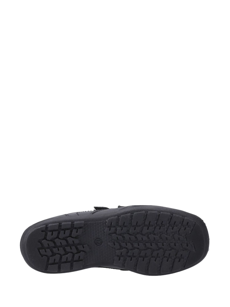 Hush Puppies Maddox Touch Fastening Black Shoes - Image 4 of 4