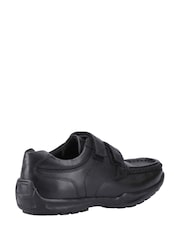 Hush Puppies Senior Maddox Touch Fastening Black Shoes - Image 3 of 4