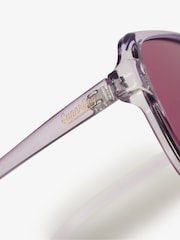 Superdry Purple Oversized Square Sunglasses - Image 2 of 2