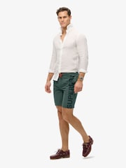 Superdry Grey Classic 19 Inch Logo Board Shorts - Image 4 of 7