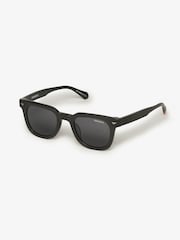 Superdry Black Retro Square Sunglasses - Image 1 of 1