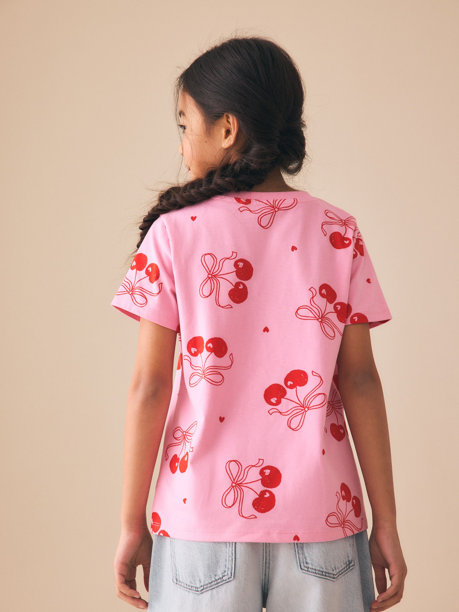 Buy Pink Cherry T-Shirt (3-16yrs) from the Next UK online shop