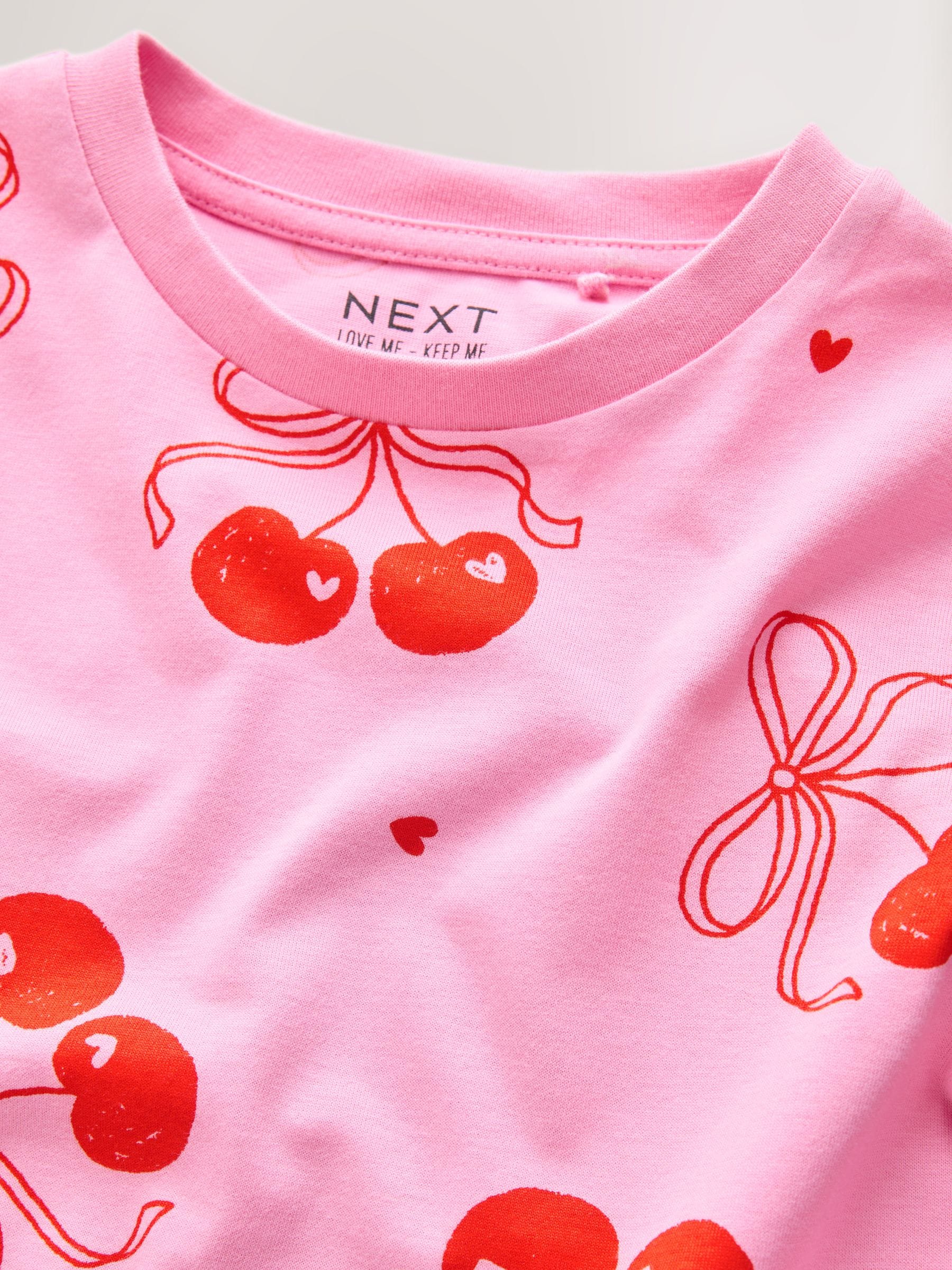 Buy Pink Cherry T-Shirt (3-16yrs) from Next USA
