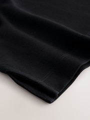 أسود - Oversized Boxy Heavyweight T-Shirt (3-16yrs) - صورة 9 من 9